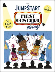 JumpStart First Concert for Strings Viola string method book cover